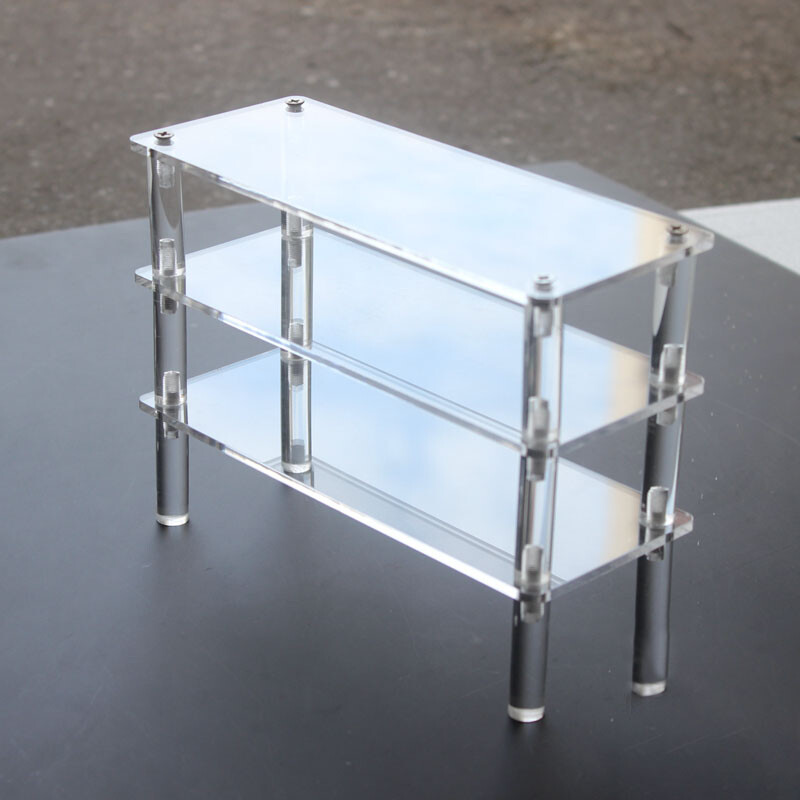 Acrylic Display Shelf Clear Product Stand Model Removable Transparent New