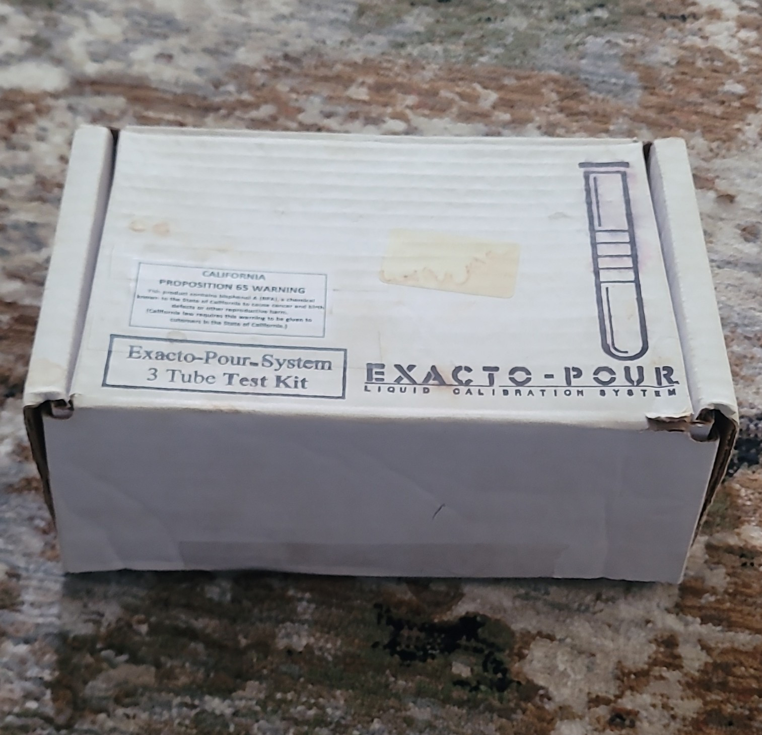 Exacto-Pour System 3 Tube Test Kit Liquid Calibration w/ Funnel, 3 Graduated