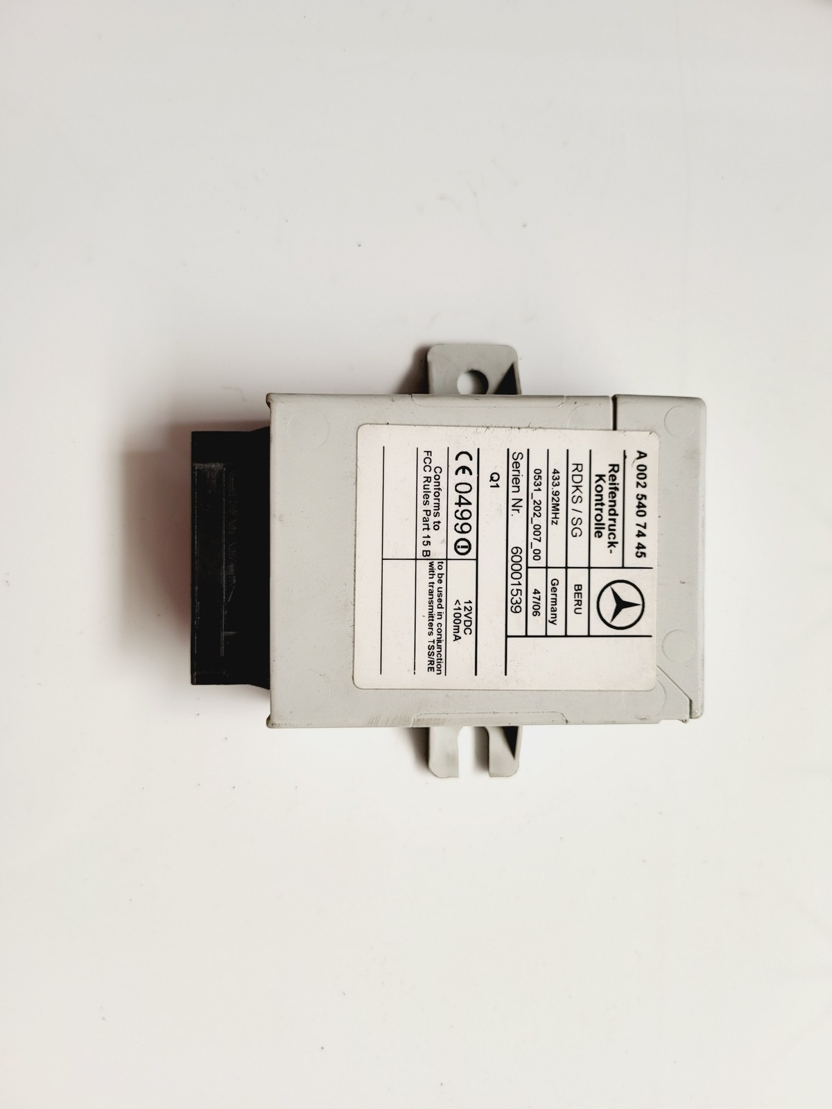 0025407445 Electronic Module for MERCEDES-BENZ S-CLASS (BM 220) SEDAN