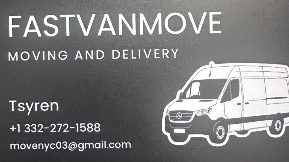 🚚 Moving & Delivery Service – Sprinter Van – NYC/NJ – Fast & Professional