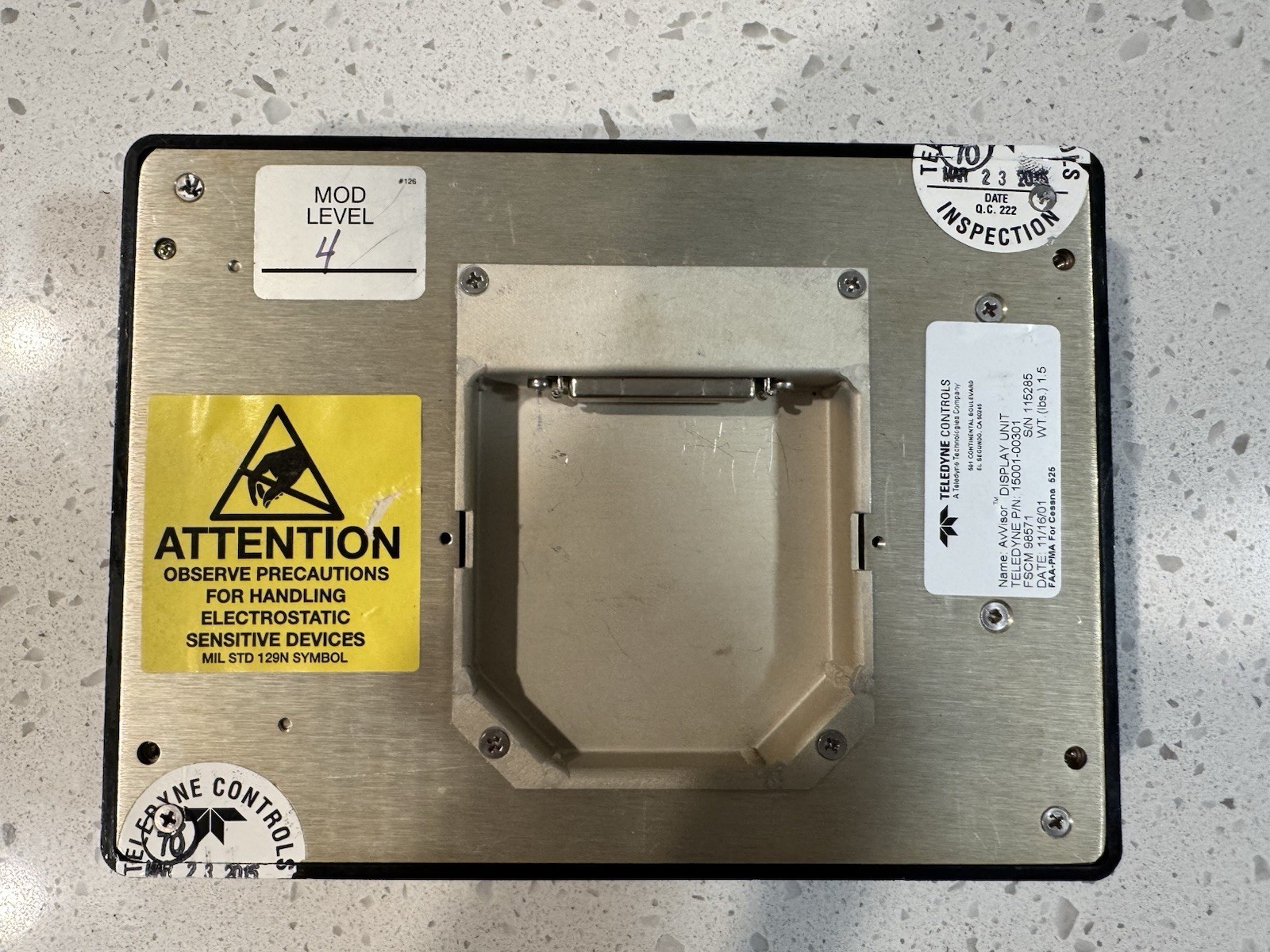 Screen Repair for B&D Display Teledyne Controls AvVisor 15001-00301