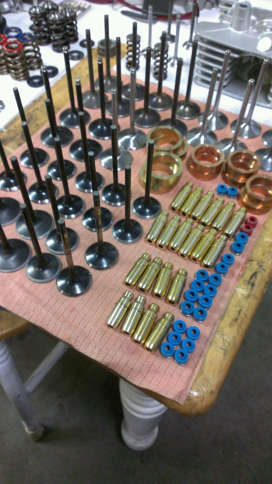 Honda TRX450R TRX450ER Cylinder Head Rebuild Valve Seat Cut trx 450 r er
