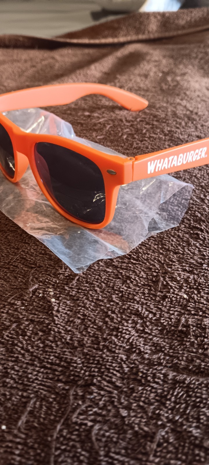 brand new, sunglasses, whataburger , orange, great condition, style.
