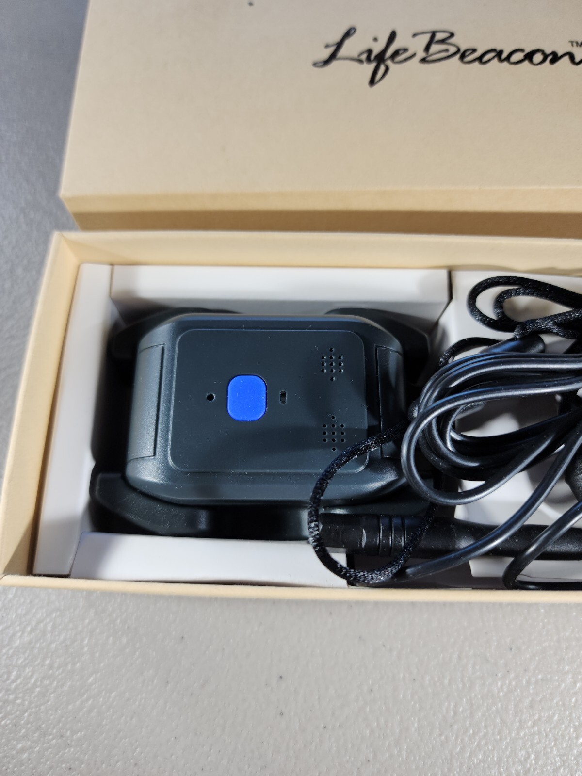 Life Beacon Fall Detection Alert Pendant Black, Brand New, Need Subscription