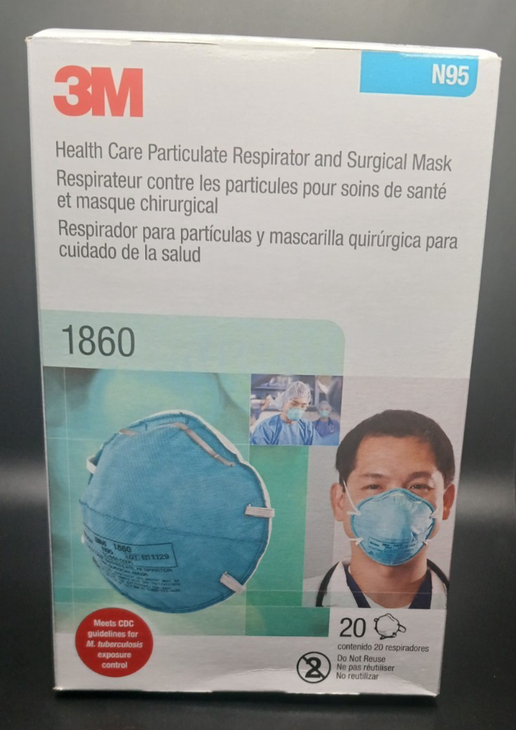 3M 1860 Health Care Particulate Respirator and Surgical Mask 20/Bx Regular Size