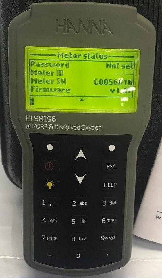 Hanna HI98196 Multiparameter pH/ORP/DO/Pressure/Temp. Waterproof Meter