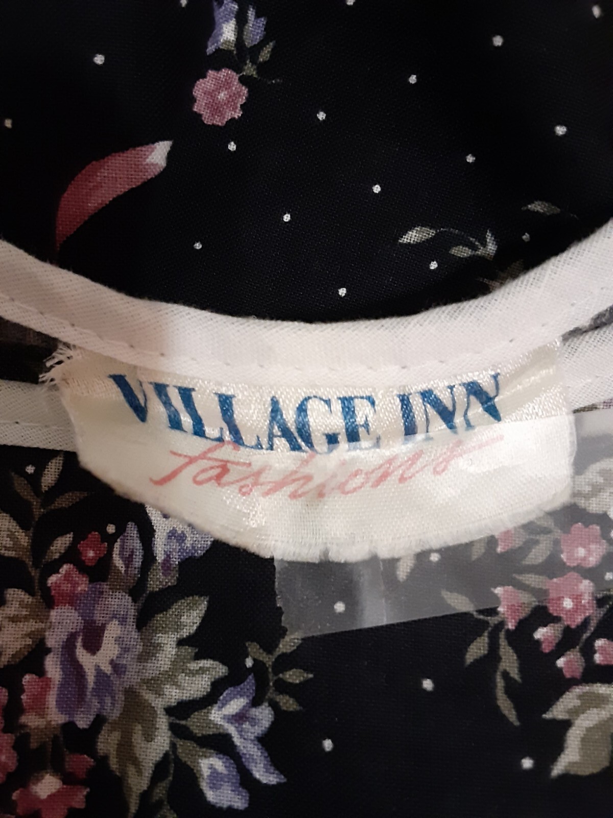 Vintage Village Inn Fashions House Dress Muu Muu Sleepwear Lounge Dress Duster 2