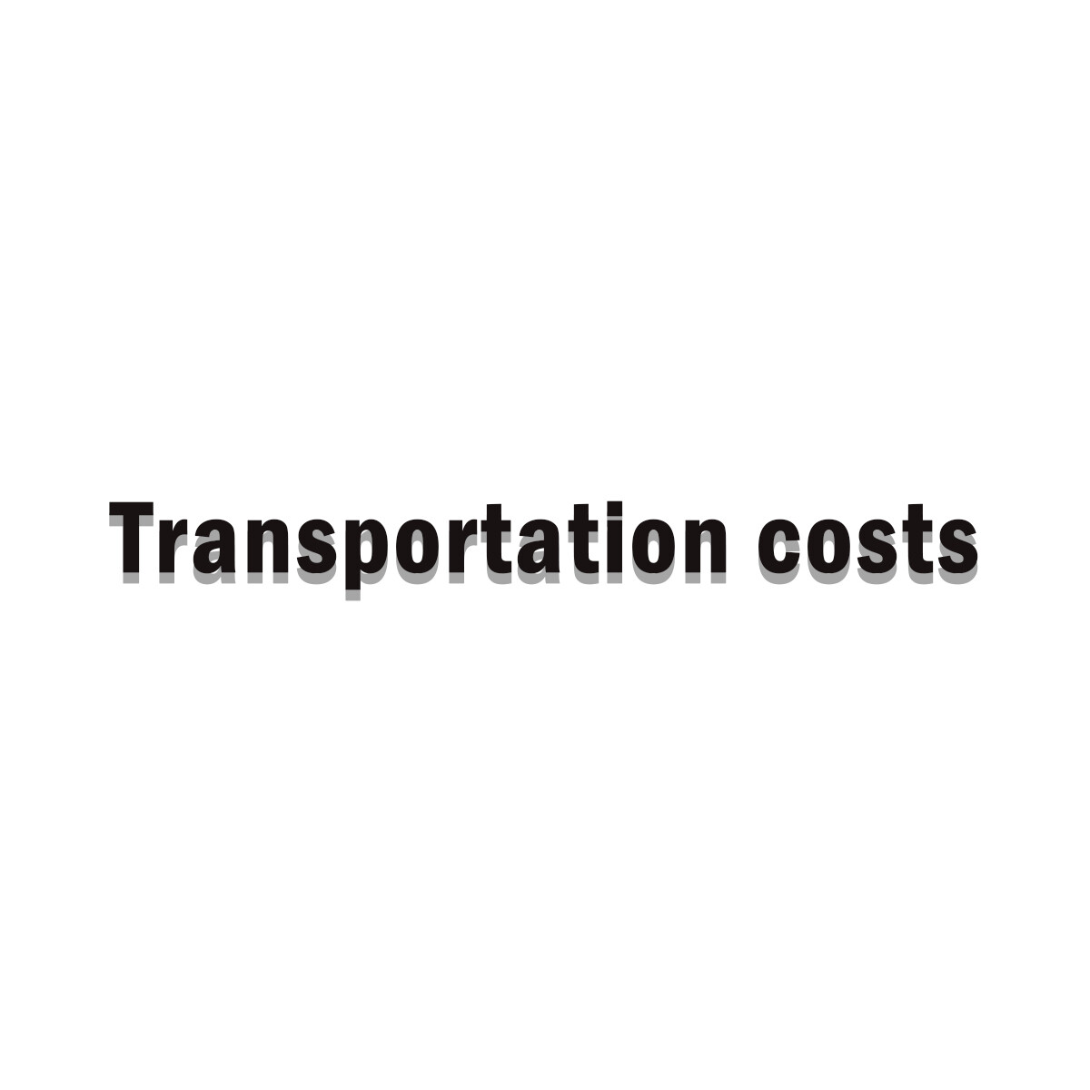 Transportation costs USA #14