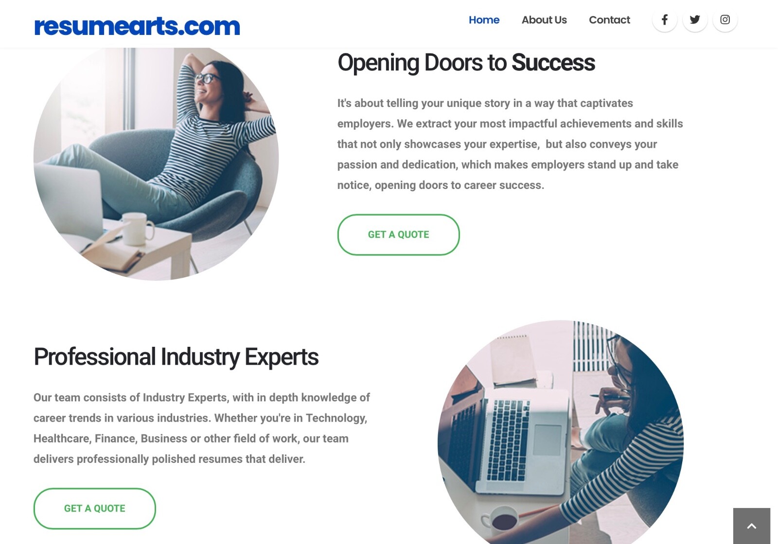 ResumeArts.com Resumes That Get You Hired