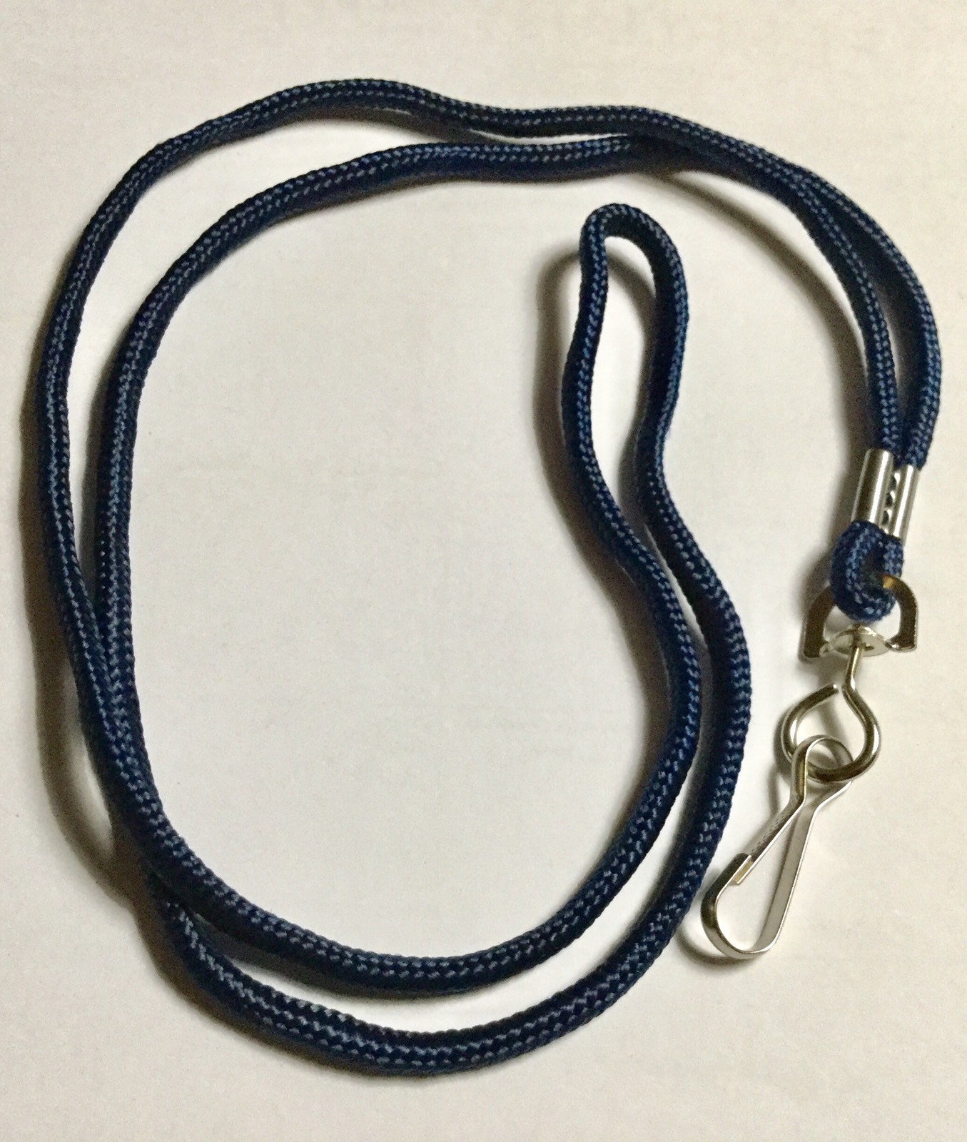 3 Blue Rope Lanyards For I.D. 36″ Rope
