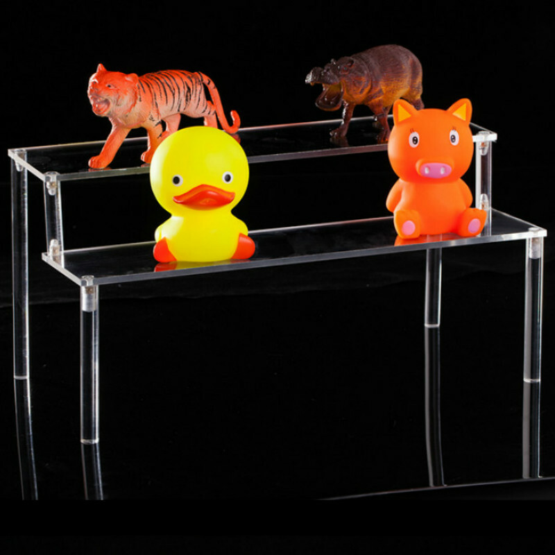 Acrylic Display Stand Toy Model Car Accessories Transparent Perspex Shelf
