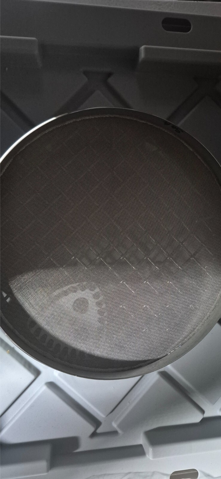New Rotex 8 inch full height stainless steel 50 mesh tyler sieve with brush