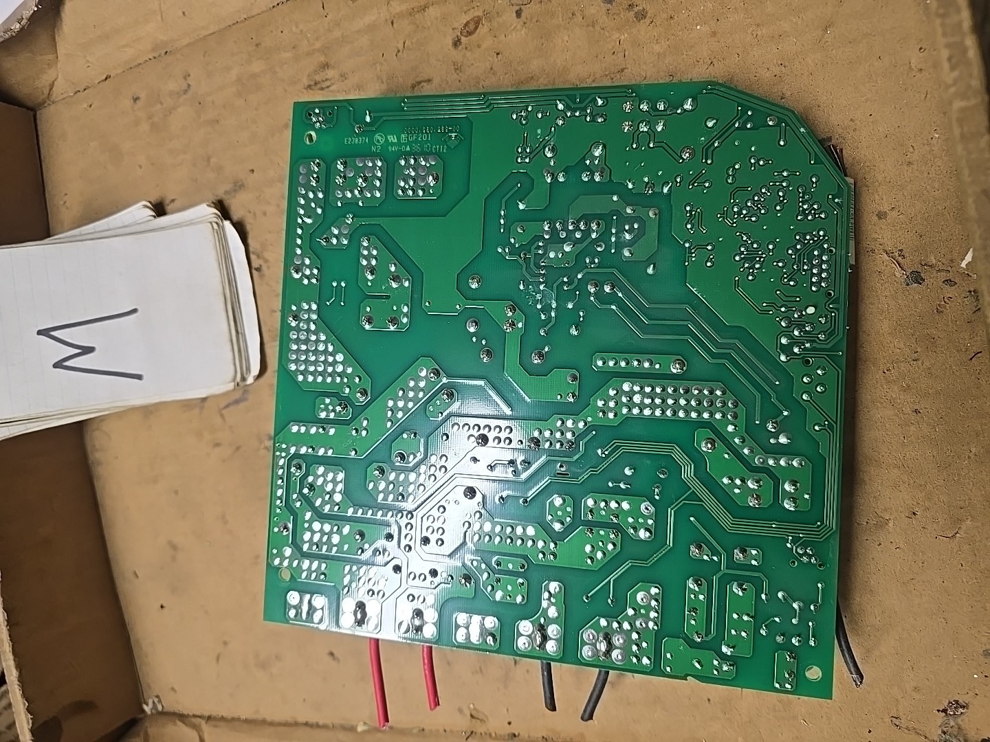 EGO 75.470.637 Filter circuit board large Kenmore Frigidaire