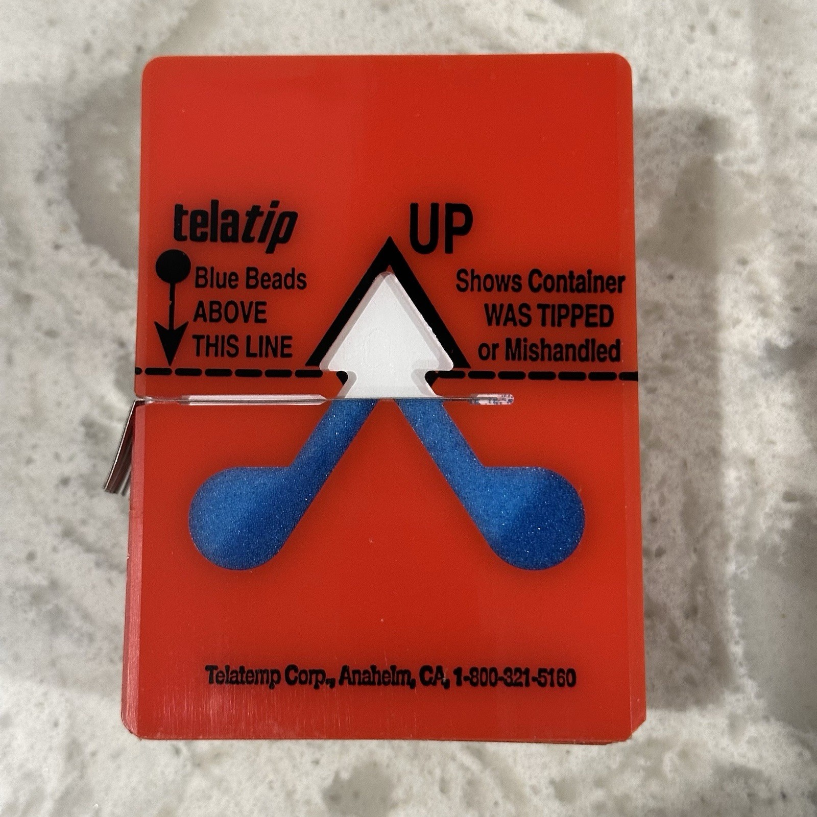 Telatip Tipping Indicator Safety Shipping Labels for Containers Fragile Cargo-16