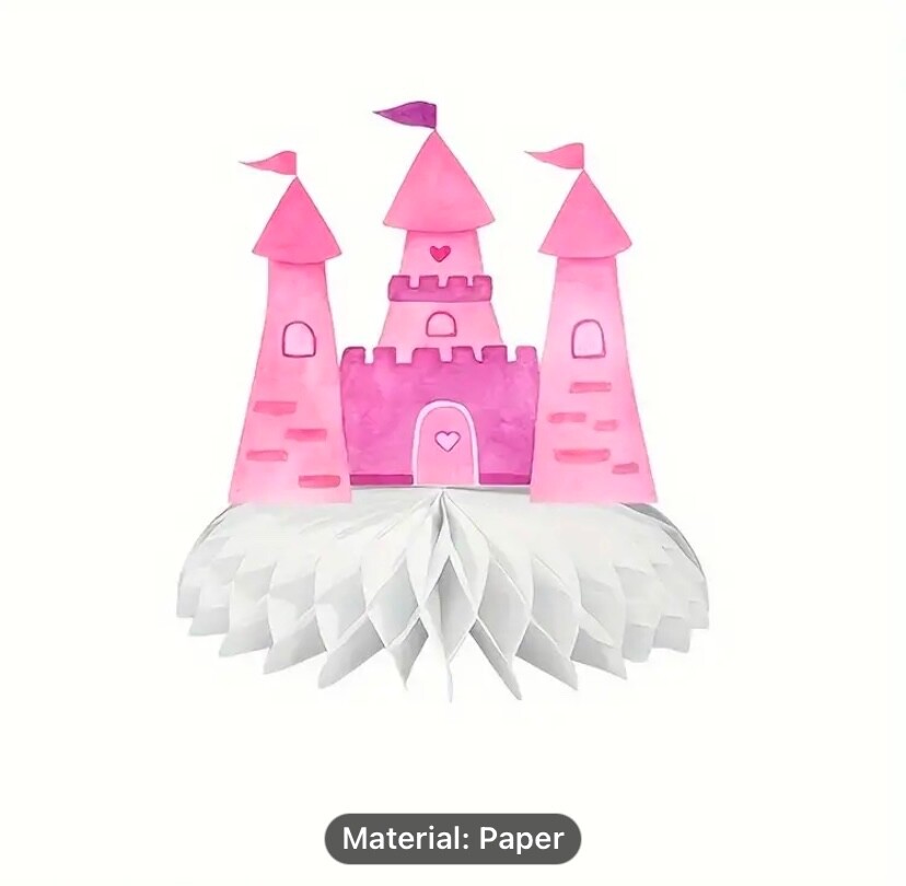 8pcs Cute Unicorn Honeycomb Tabletop Decorations Perfect For parties