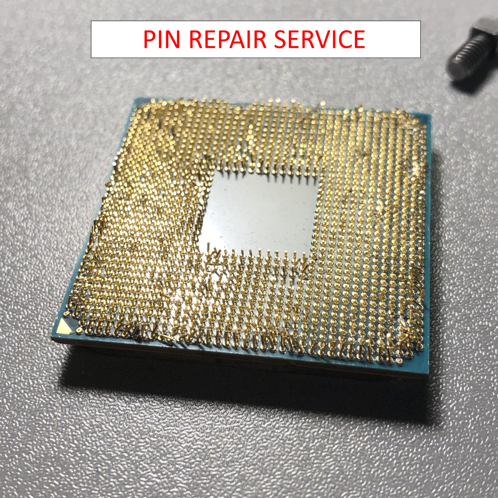 AMD Ryzen CPU Pin Repair Service (Bent Broken and Missing Pads Repair)