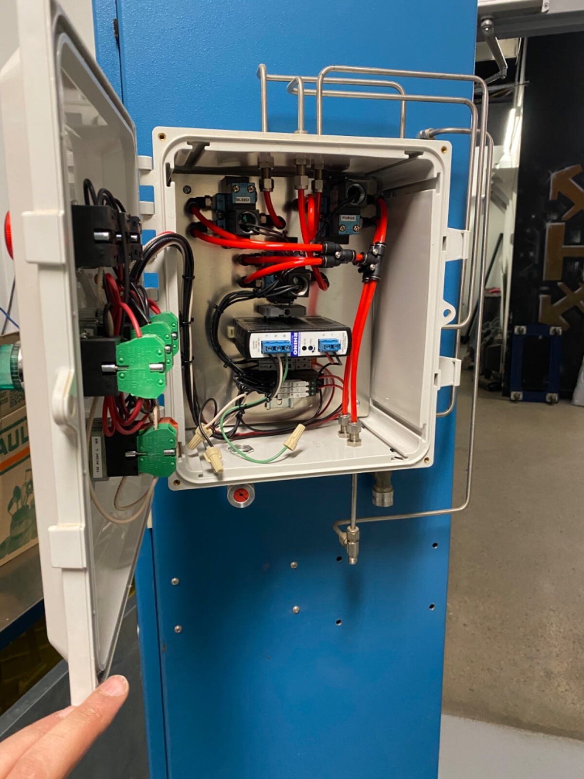 Swagelok LPG/ Butane/ Propane hydrocarbon gas cabinet for extraction BHO