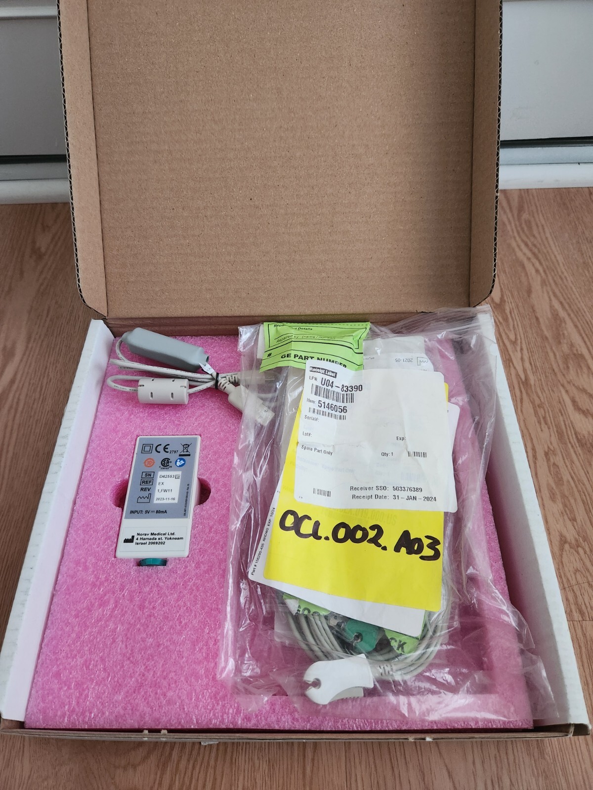 ECGUSB1D-EX Norav Medical, Brand new in the original box