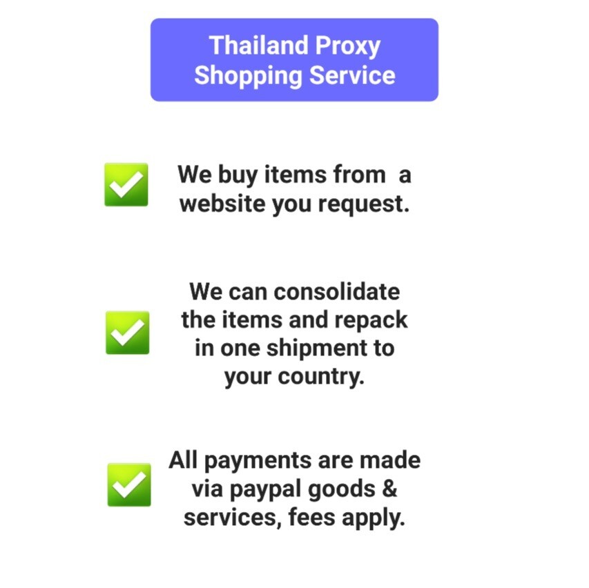 Thai supplier service for US EU & other international resellers / bulk buyers