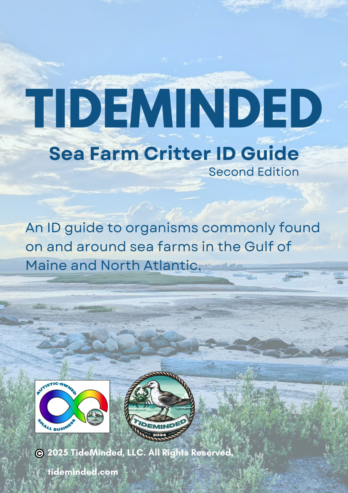 Sea Farm Critter ID Guide; water-resistant, 70+ species, spiral-bound