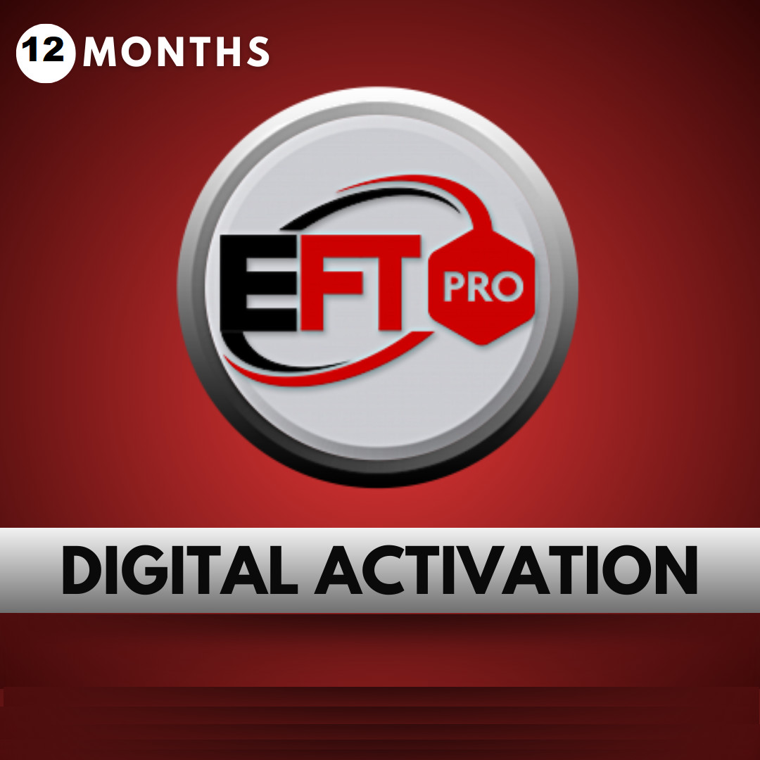 EFT Pro 12 Month License new user (Digital) No need dongle