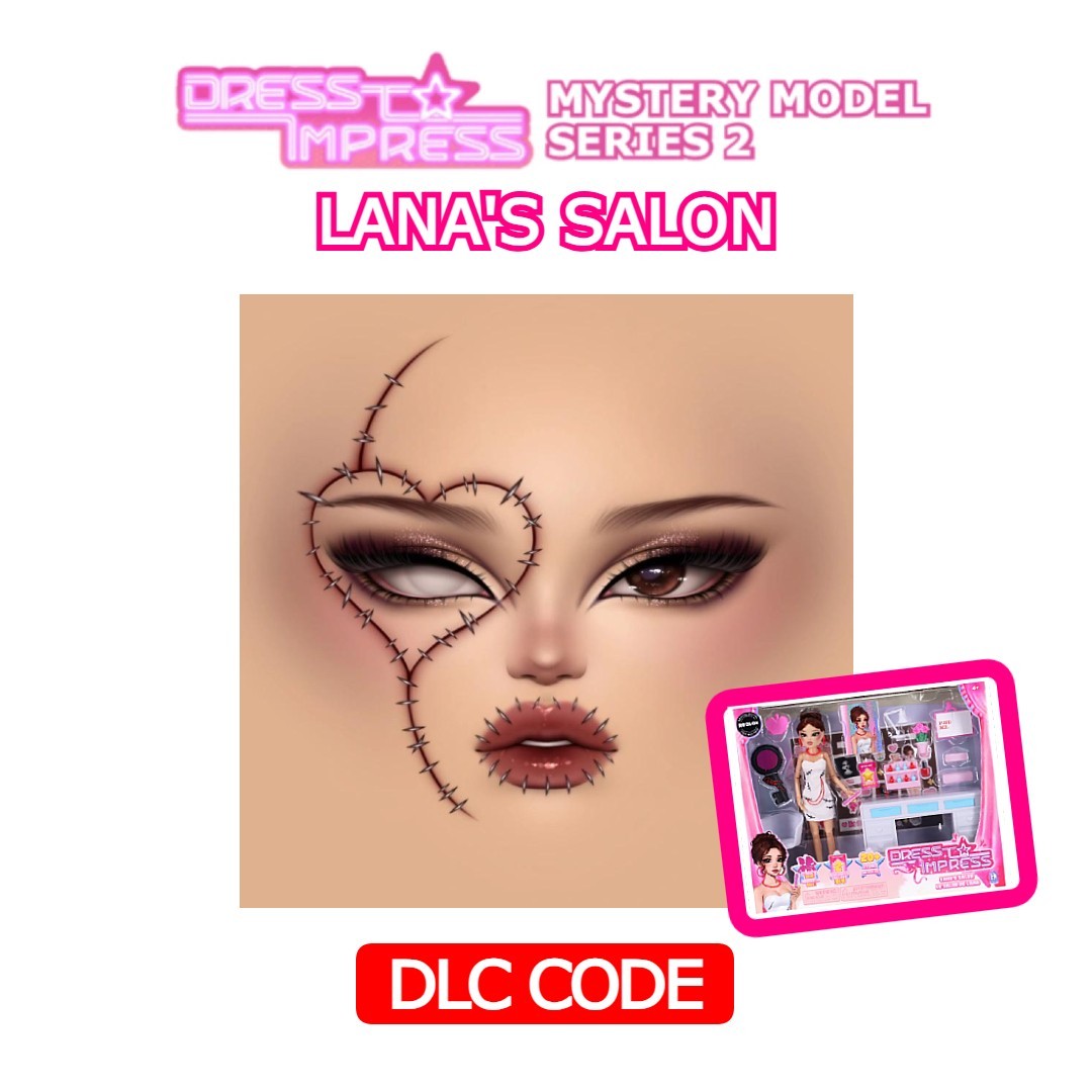 Roblox Dress To Impress Lana’s Salon DLC CODE (from Lana Salon Playset)