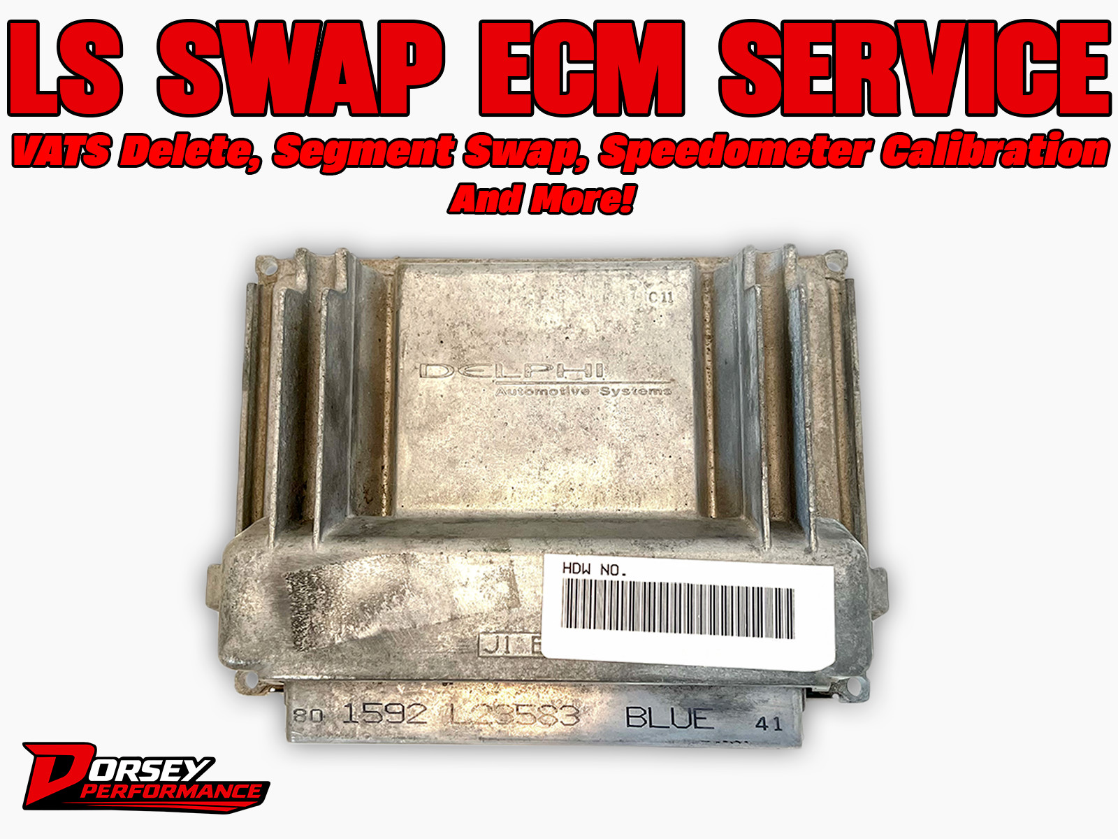 MAIL ORDER LS / GM ECM Flashing Service RED/BLUE & GREEN/BLUE 4.8 5.3 5.7 6.0