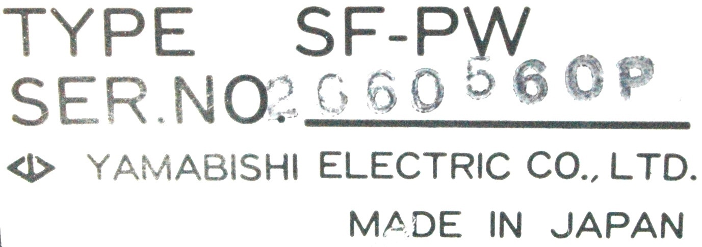 Yamabishi Electric Power Supply SF-PW *REPAIR EVALUATION ONLY* [PZJ]