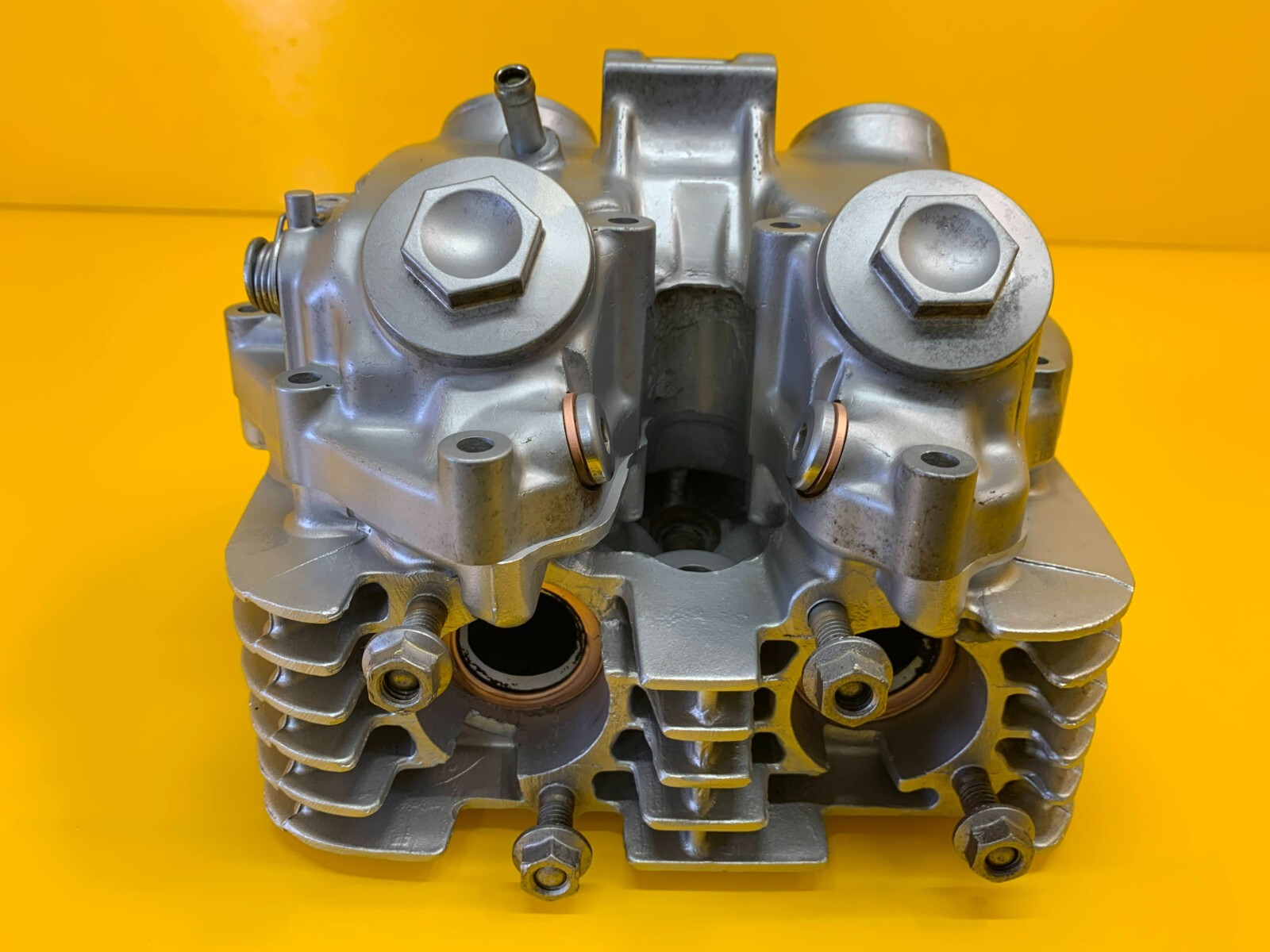 VAPOR HONE BLASTING SERVICE MOTORCYCLE HEADS CASES CYLINDERS CARBURETOR VINTAGE
