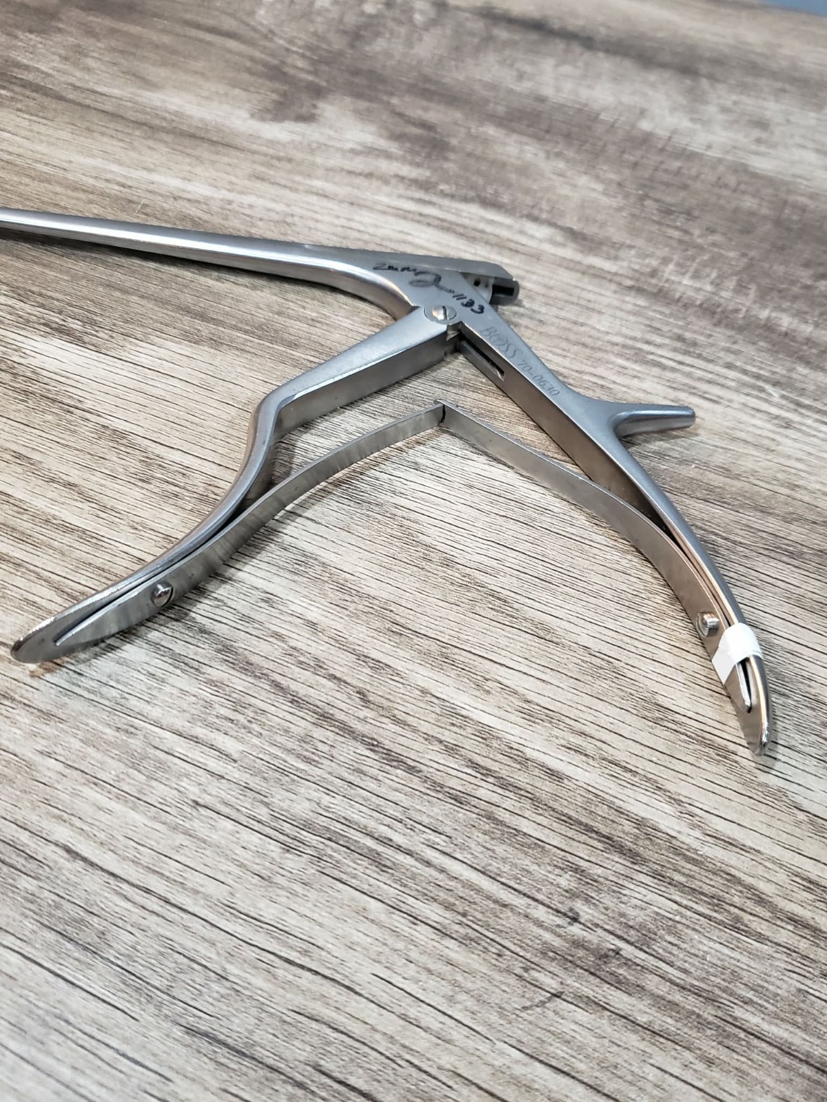 Kerrison Rongeur, Spurling, 8″ (200mm) 2mm, 40° up Stainless Steel