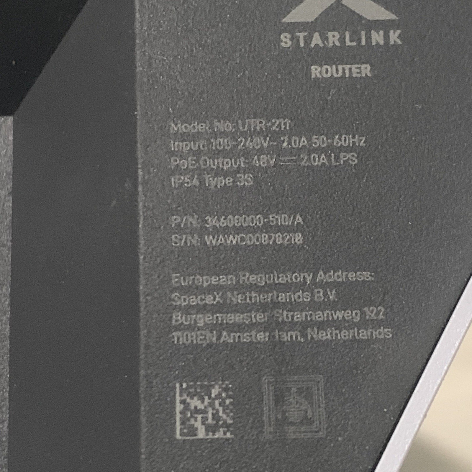 Starlink Satellite V2 Dish Kit UTA-212 Router UTR-211 UTP-221 Power Supply WORKS