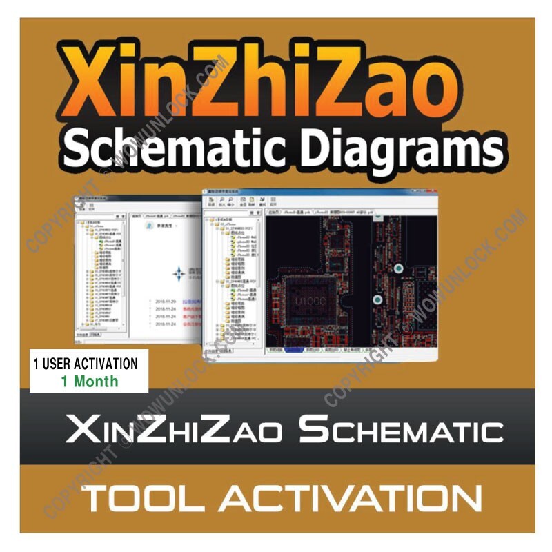 XinZhiZao Schematic Diagrams Tool Mobile Phone Computer – Single User (1 Month)