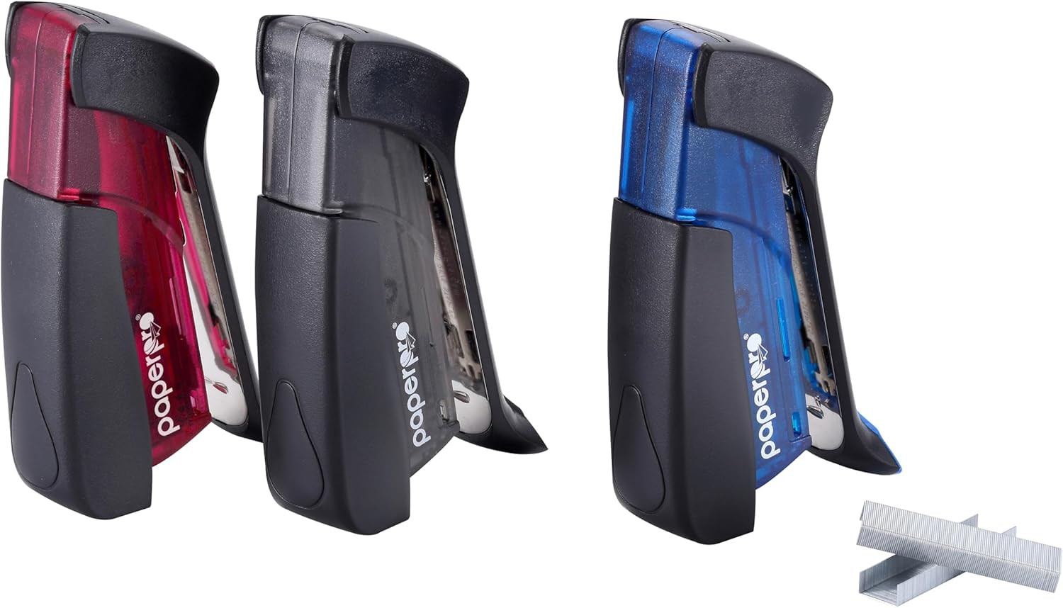 Paper Pro Compact Classic No Effort, One Finger, 80% Easier Staplers – Great for