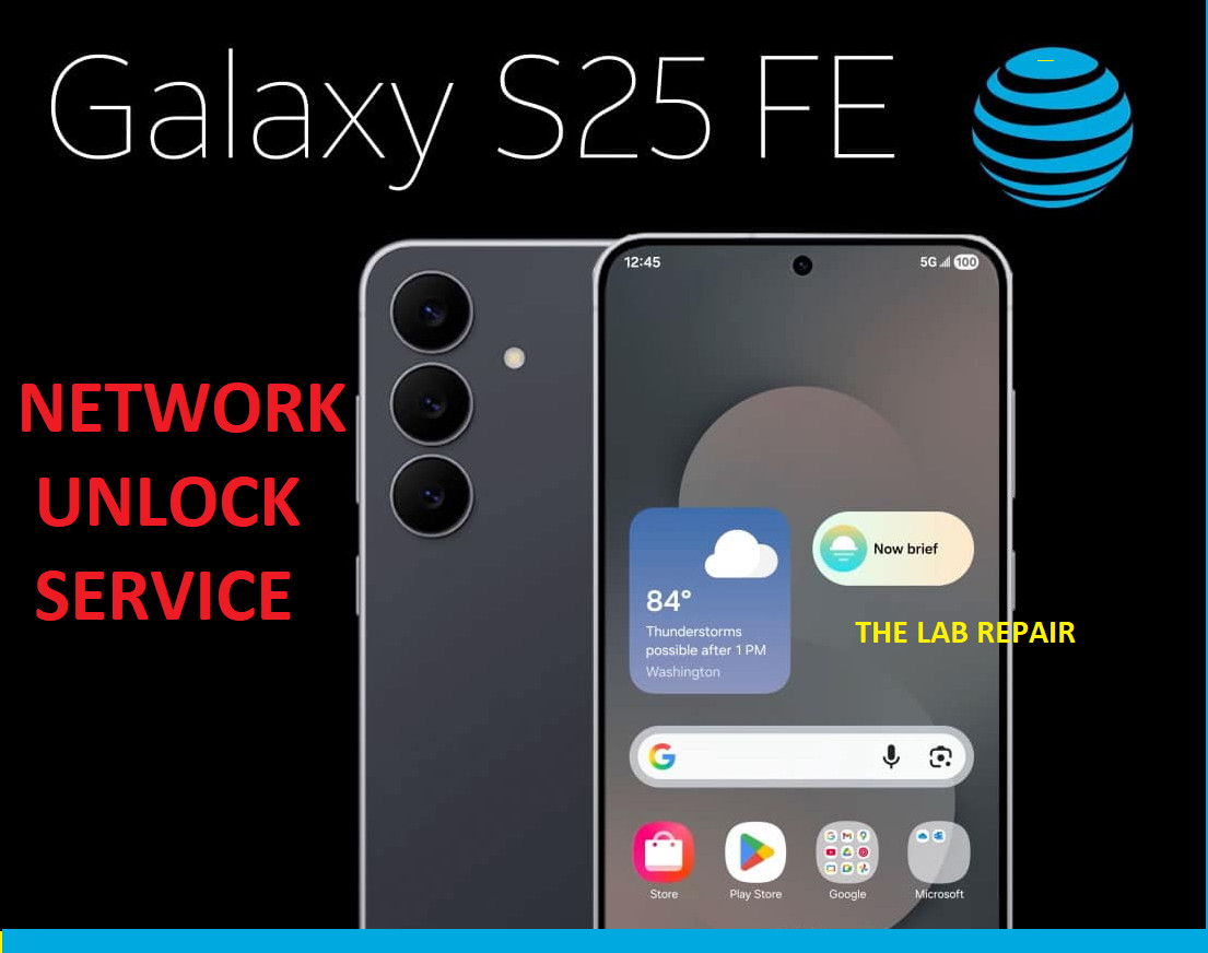 AT&T Samsung Galaxy S25 FE – Network Unlock by USB – READ READ