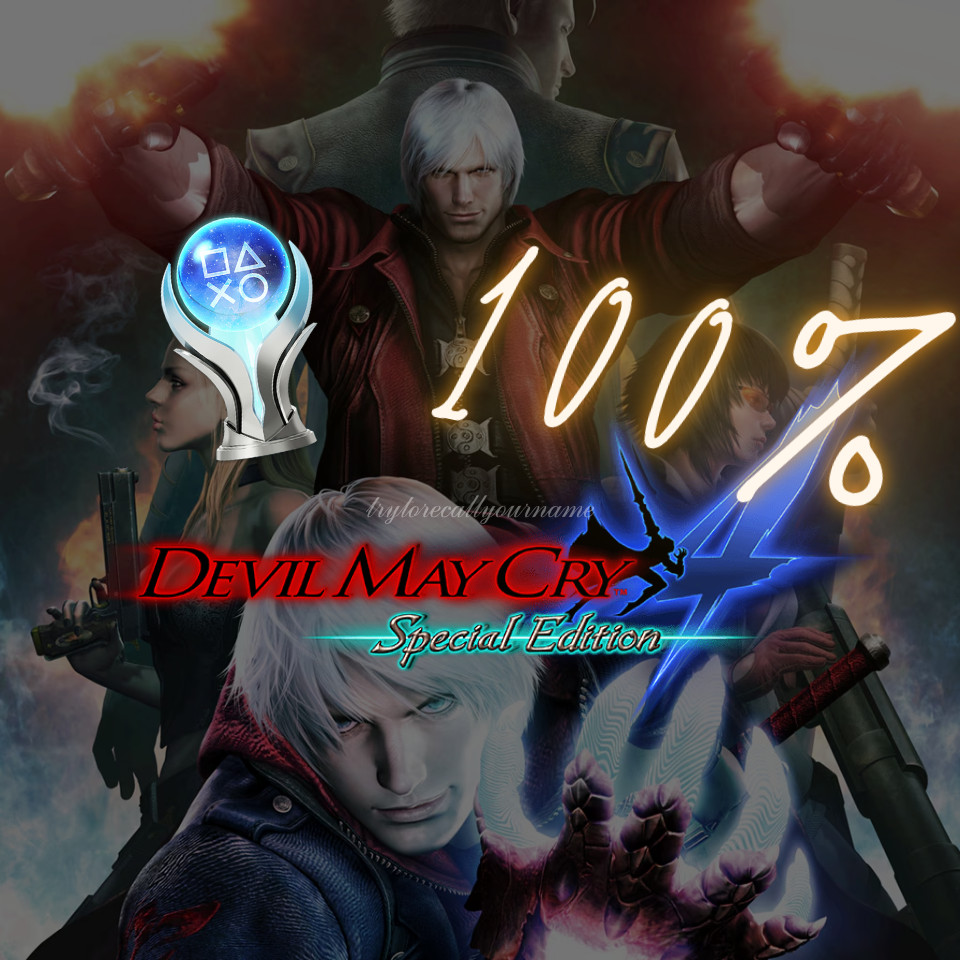 DEVIL MAY CRY 4 DMC SPECIAL EDITION SE PS4/PS5 Platinum Trophy Service FAST SAFE
