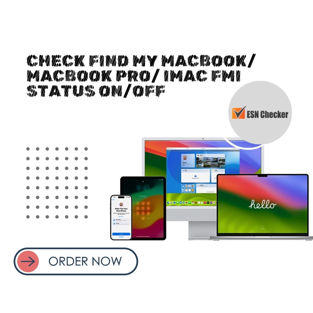 Check Find My Macbook/ Macbook Pro/ iMac FMI Status On/Off