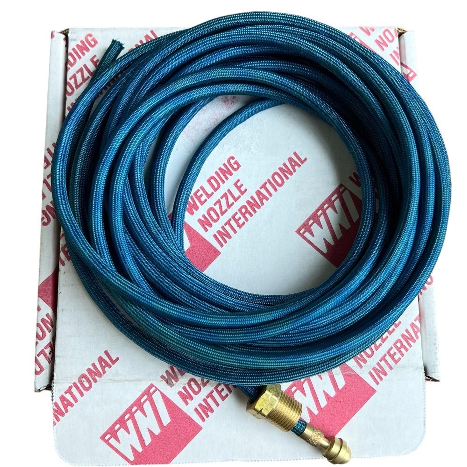 Welding Nozzle International 25 foot braided water hose 45V08R blue