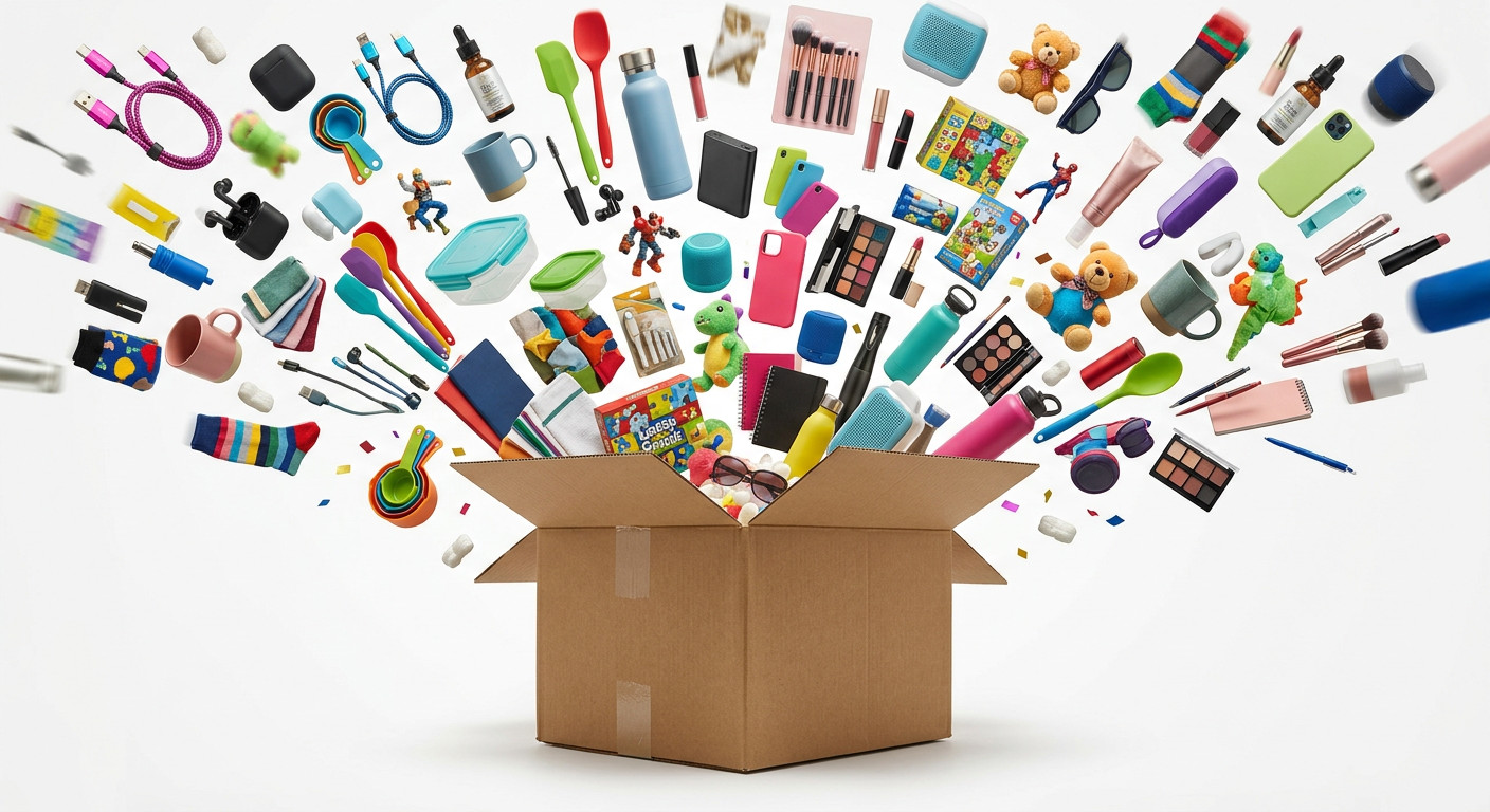 Surprise Box Overstock Liquidation New Unused Items Retail Value