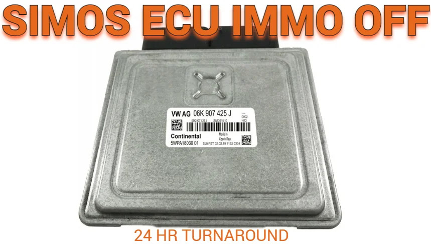 AUDI or Volkswagen SIMOS 18.1 ECU Clone or Immo Off