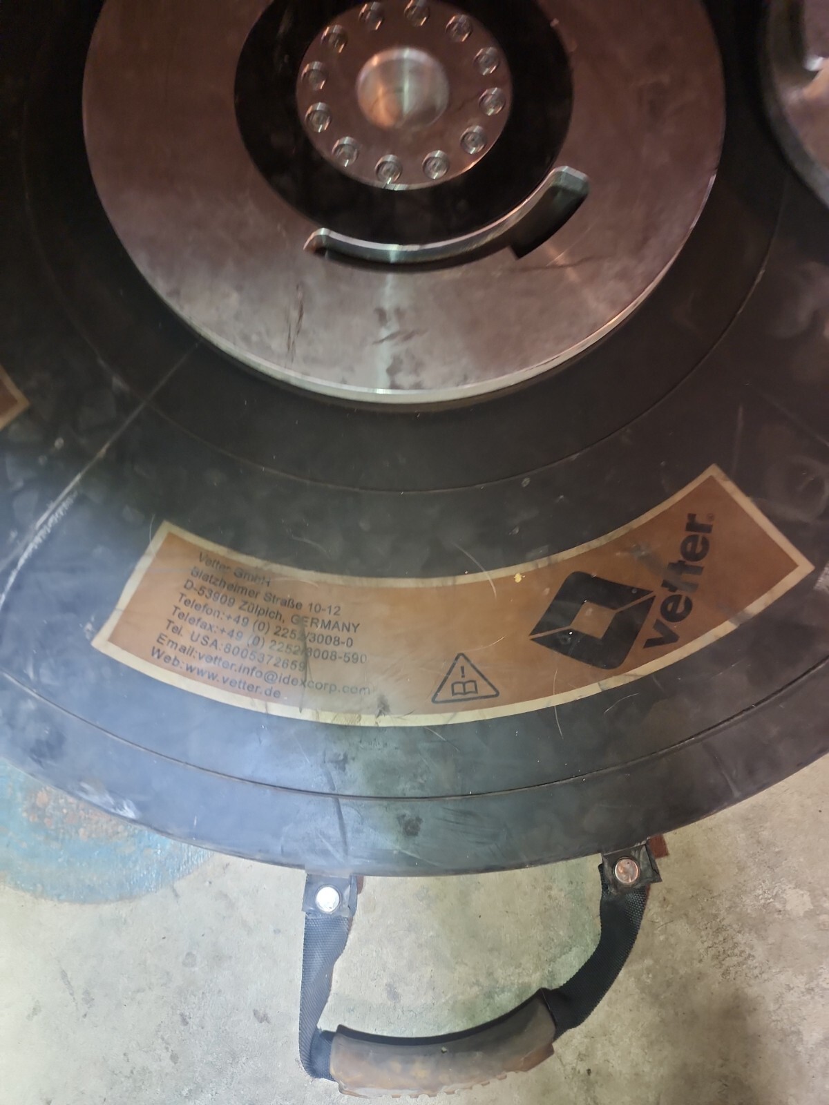 vetter 12 ton air bags stackable round with stackable connections