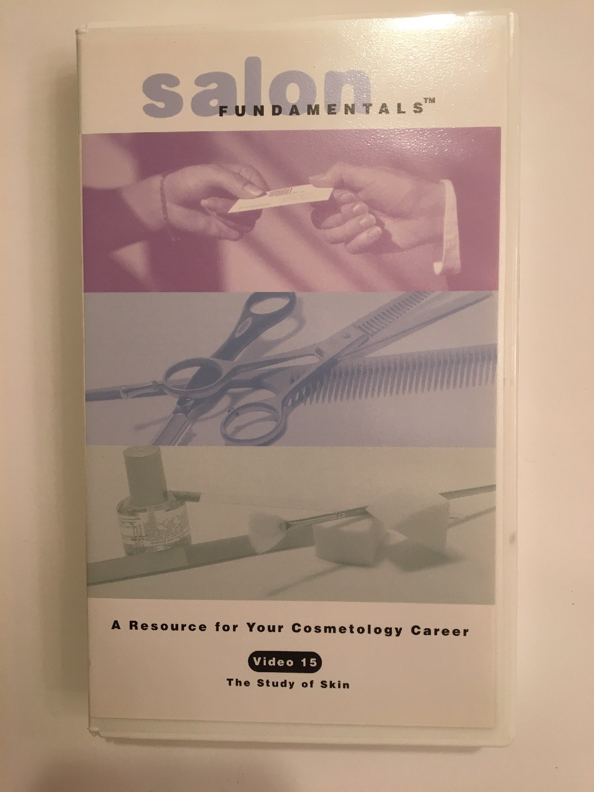 SALON FUNDAMENTALS: THE STUDY OF SKIN VIDEO 15 Only VHS USED
