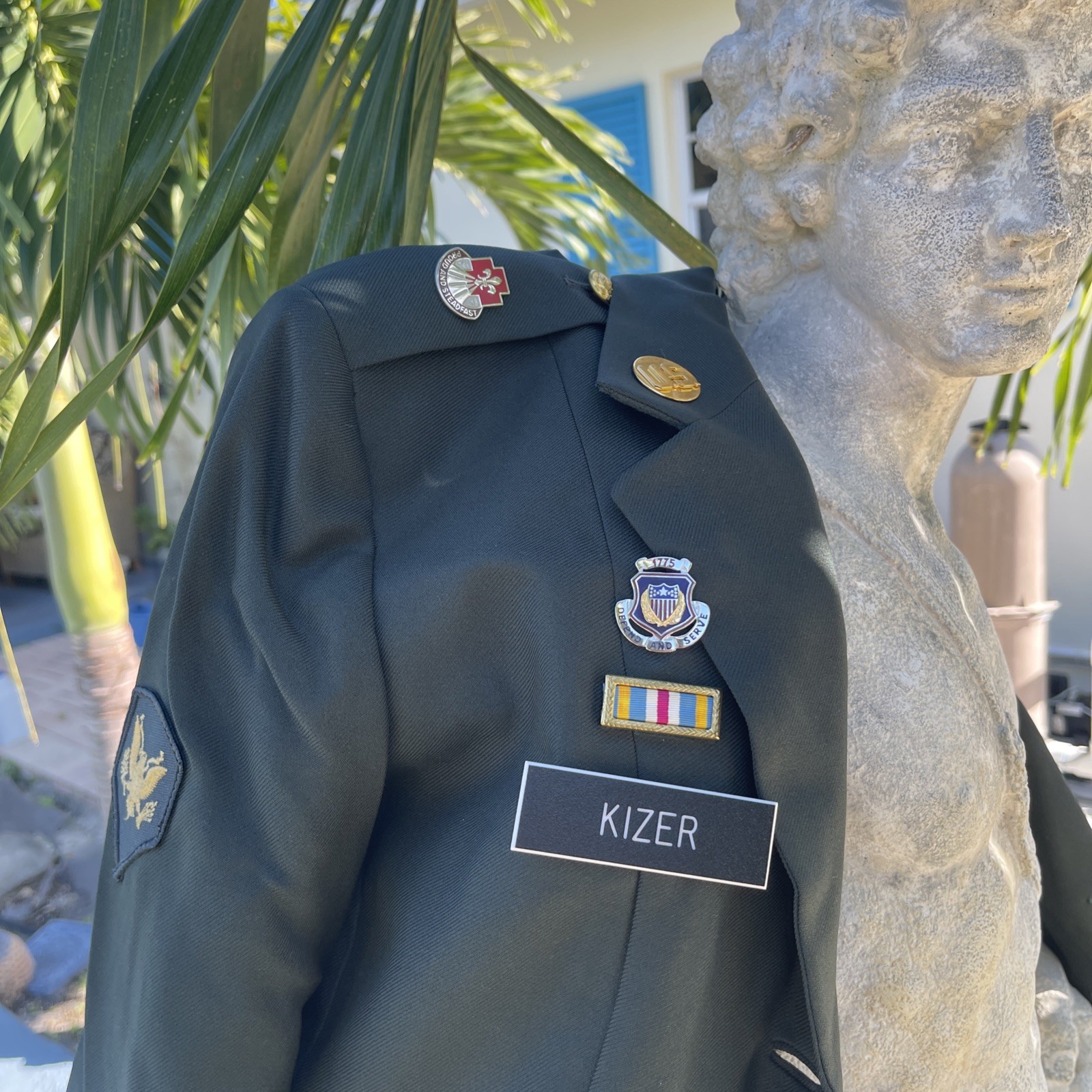US Army Green Dress Service Uniform size 14 Patriot Classic Coat
