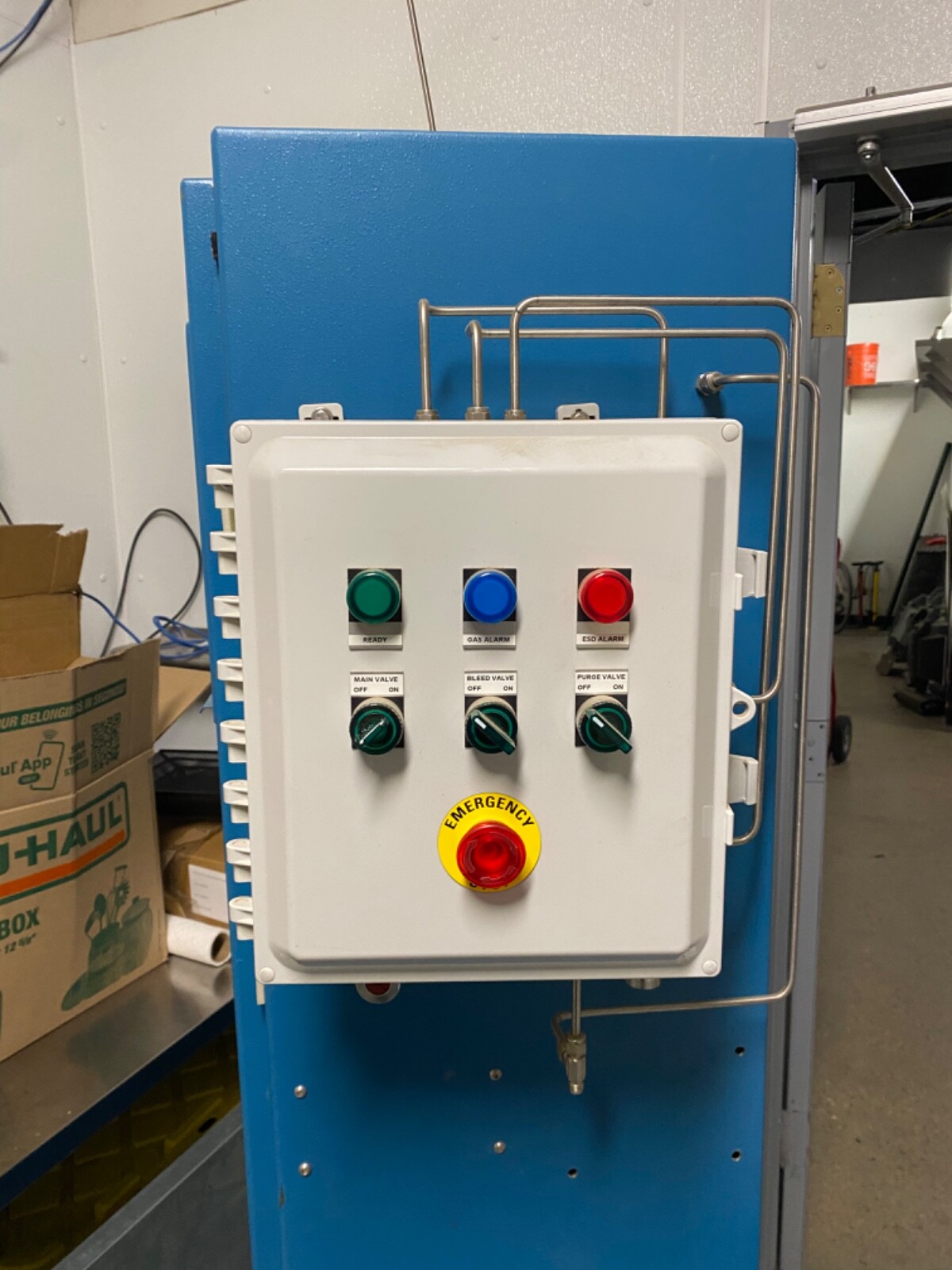 Swagelok LPG/ Butane/ Propane hydrocarbon gas cabinet for extraction BHO