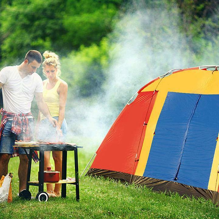 Bosonshop Outdoor 8 Person Camping Tent Easy Set Up Party Large Tent for Traveli