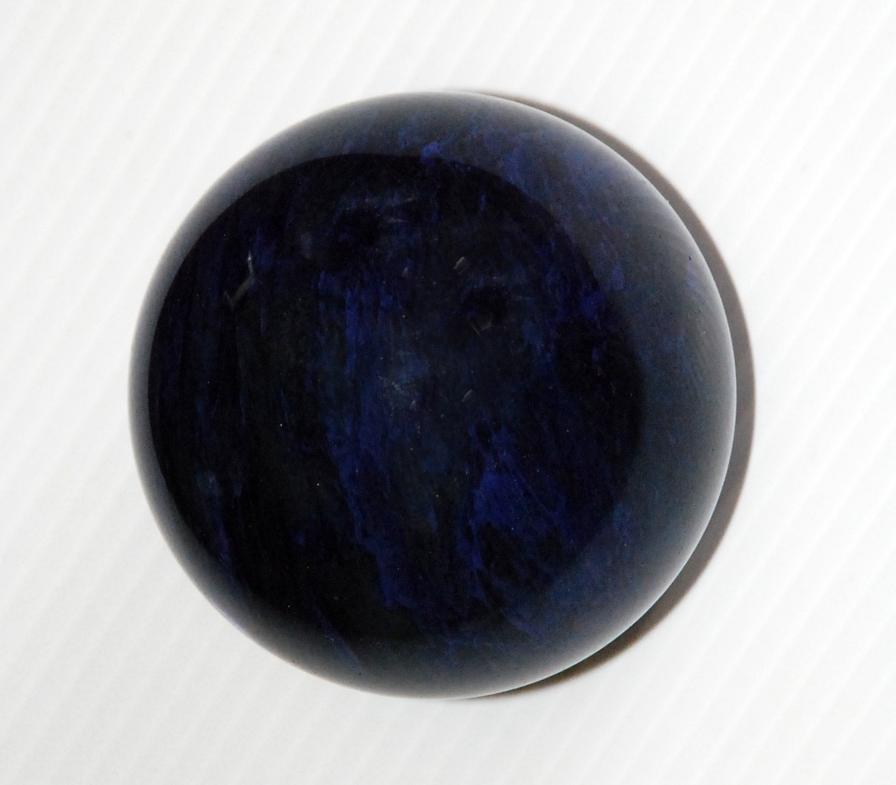 Dark Blue Mystic Sphere 75mm Dragon Pattern Orb Unique Spiritual Art Ball From J