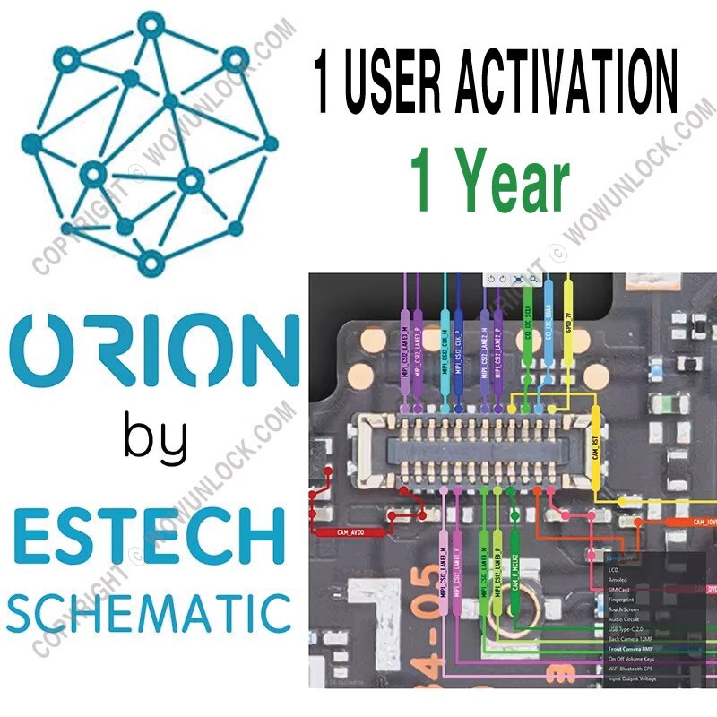 Orion ESTECH Schematics Activation – Single User (12 Month)