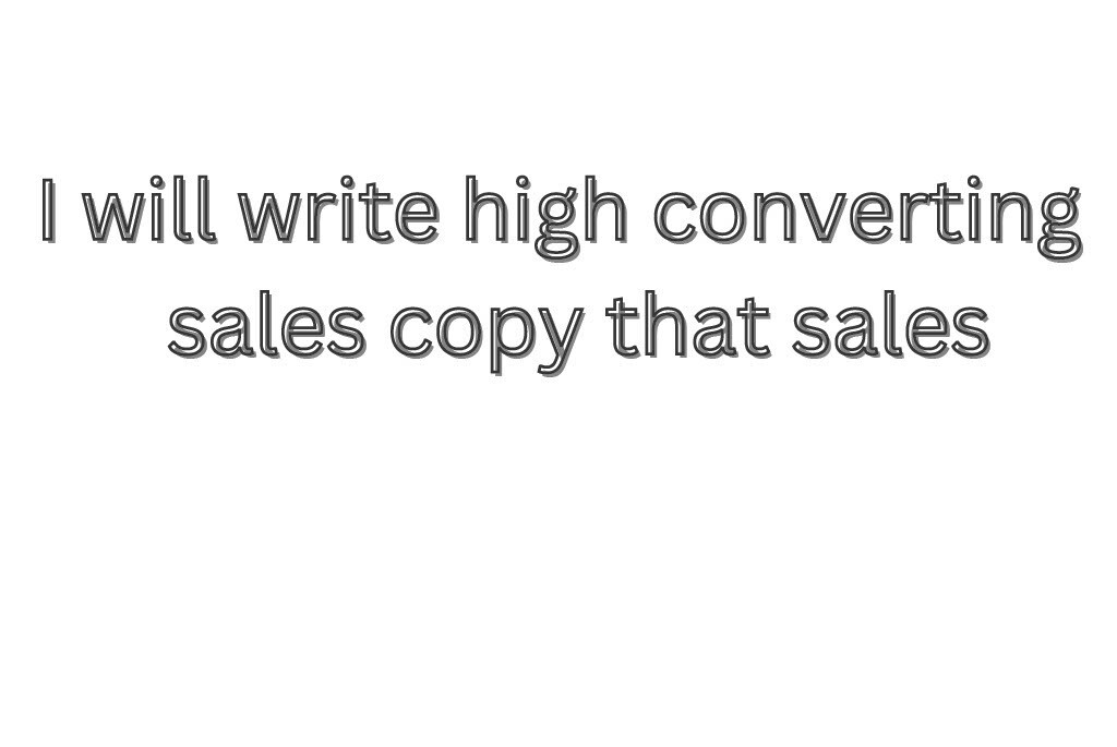 Write Sells Copy “Maximize Your Sales with High-Conversion Sells Copy