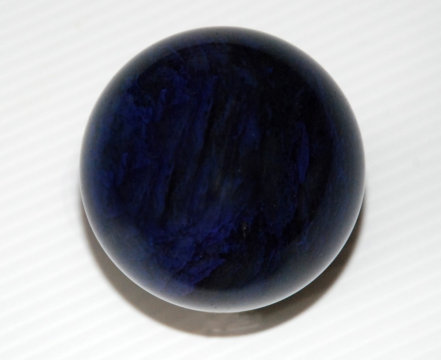 Dark Blue Mystic Sphere 75mm Dragon Pattern Orb Unique Spiritual Art Ball From J