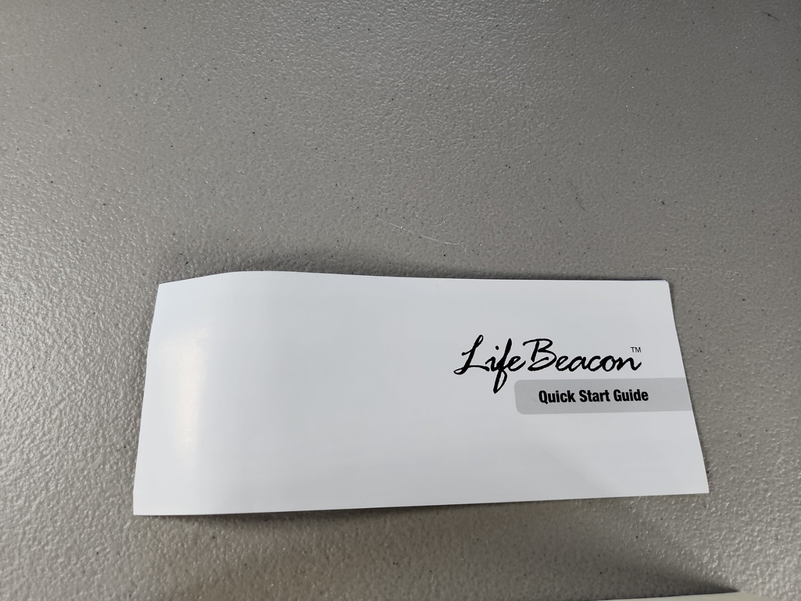 Life Beacon Fall Detection Alert Pendant Black, Brand New, Need Subscription