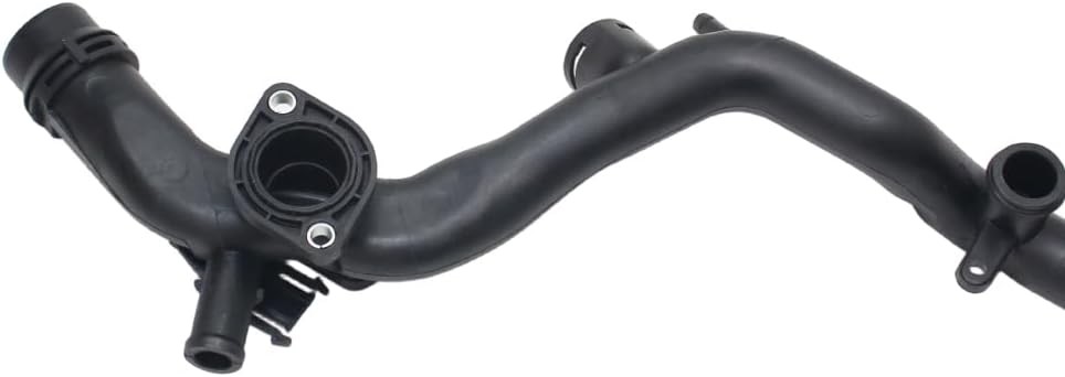 Engine Coolant Radiator Pipe Water Hose Replacement for Audi S5 A6 Black